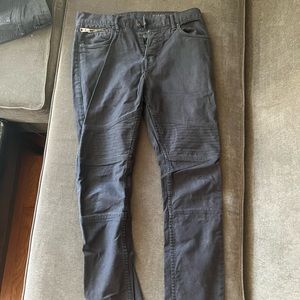 Black Allsaints cigarette skinny jeans 32
